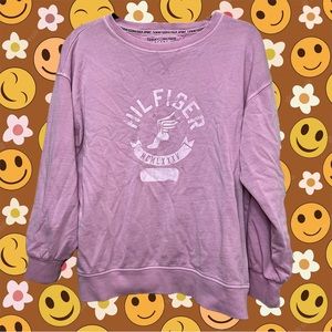 Tommy Hilfiger Sport Women’s Baby Logo Pink Crewneck Size Small